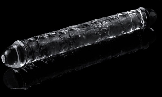 Прозрачный двусторонний фаллоимитатор Flawless Clear Double Dildo - 30 см. - Lovetoy