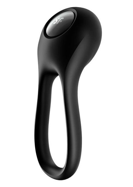 Черное эрекционное виброкольцо Majestic Duo - Satisfyer - в Тамбове купить с доставкой