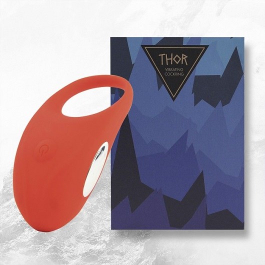 Красное кольцо с вибрацией Thor Cockring - FeelzToys - в Тамбове купить с доставкой