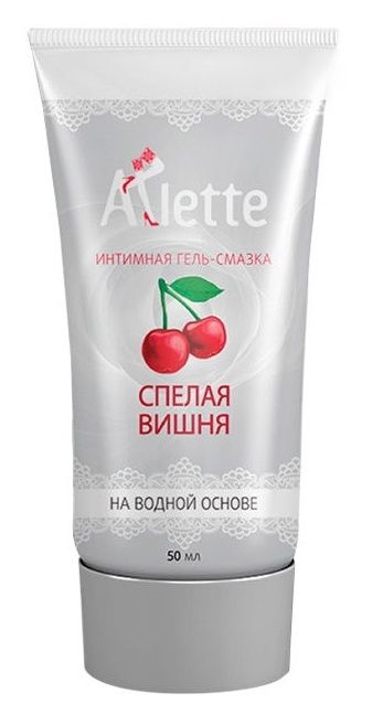 Интимная гель-смазка на водной основе Arlette  Спелая вишня  - 50 мл. - Arlette - купить с доставкой в Тамбове