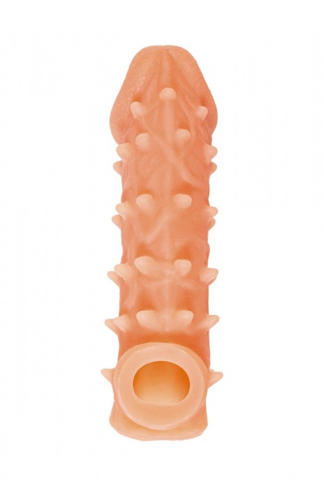 Телесная закрытая насадка с пупырышками Cock Sleeve Size S - 13,8 см. - KOKOS - в Тамбове купить с доставкой Телесная закрытая насадка с пупырышками Cock Sleeve Size S - 13,8 см. - KOKOS - в Тамбове купить с доставкой