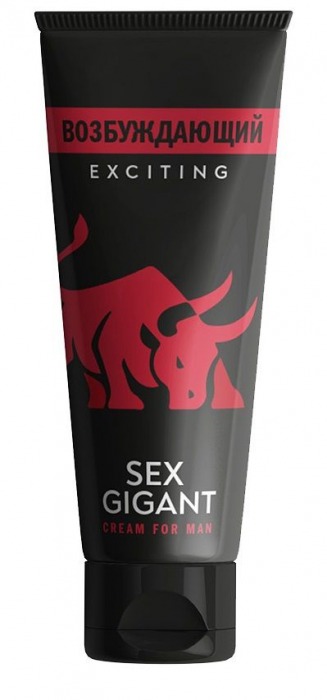 Возбуждающий крем для мужчин Sex Gigant - 80 мл. - Миагра - купить с доставкой в Тамбове