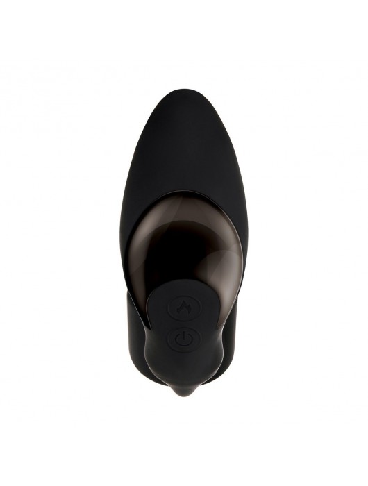 Черный вибромассажер простаты с эрекционным кольцом Strapped   Tapped - Zero Tolerance - в Тамбове купить с доставкой