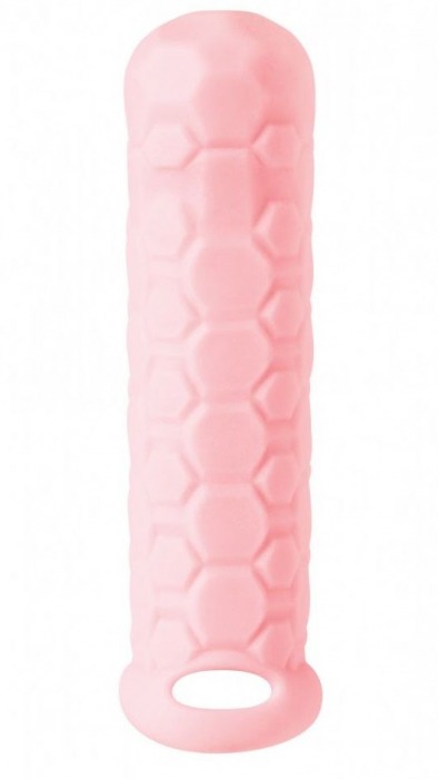 Розовый фаллоудлинитель Homme Long - 15,5 см. - Lola Games - в Тамбове купить с доставкой
