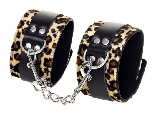 Оковы Anonymo с анималистическим принтом - ToyFa - купить с доставкой в Тамбове Оковы Anonymo с анималистическим принтом - ToyFa - купить с доставкой в Тамбове