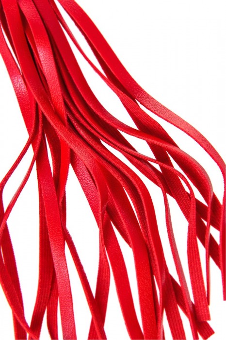 Красно-черный флоггер Anonymo - 28 см. - ToyFa - купить с доставкой в Тамбове