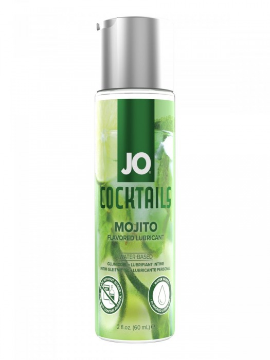 Вкусовой лубрикант на водной основе JO Cocktails Mojito - 60 мл. - System JO - купить с доставкой в Тамбове