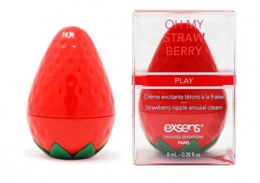 Крем для стимуляции сосков Oh My Strawberry - 8 мл. - Exsens - купить с доставкой в Тамбове