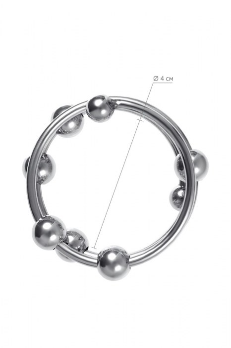 Большое металлическое кольцо под головку пениса - ToyFa - купить с доставкой в Тамбове