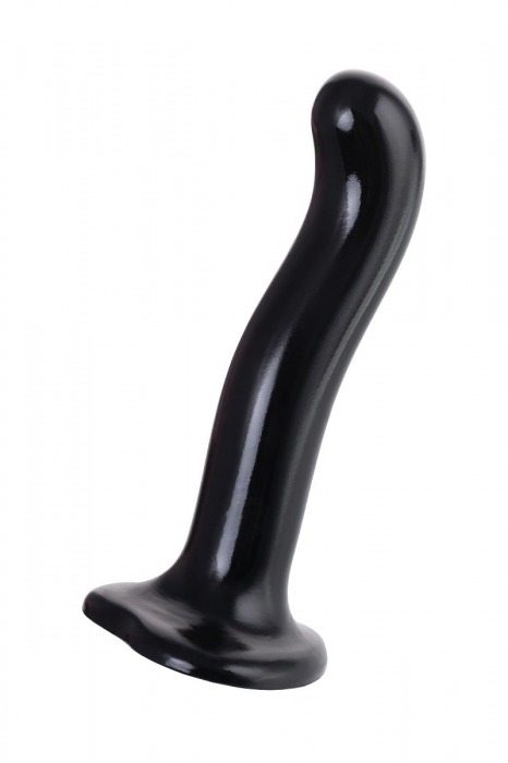 Черный стимулятор для пар P G-Spot Dildo Size M - 18 см. - Strap-on-me - в Тамбове купить с доставкой
