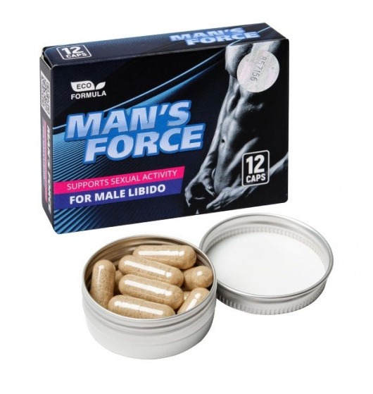 Пищевой концентрат для мужчин MANS FORCE  - 12 капсул - Sitabella - купить с доставкой в Тамбове