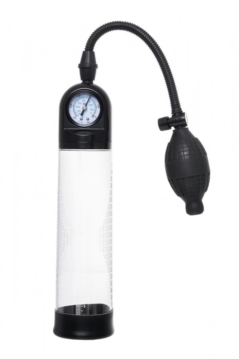 Прозрачная механическая помпа Roald с манометром - Sexus - в Тамбове купить с доставкой