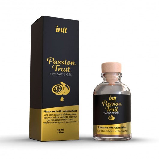 Массажный гель с ароматом маракуйи Passion Fruit - 30 мл. - INTT - купить с доставкой в Тамбове