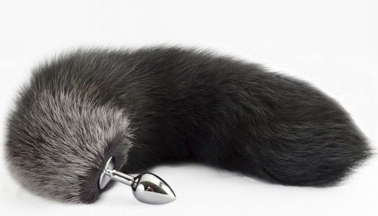 Серебристая анальная пробка с хвостом - Sitabella в Тамбове Серебристая анальная пробка с хвостом - Sitabella