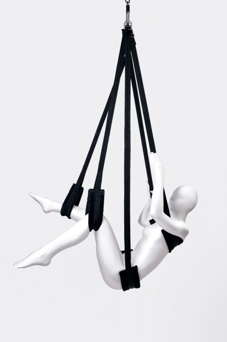 Черные секс-качели Anonymo №0503 - ToyFa - купить с доставкой в Тамбове