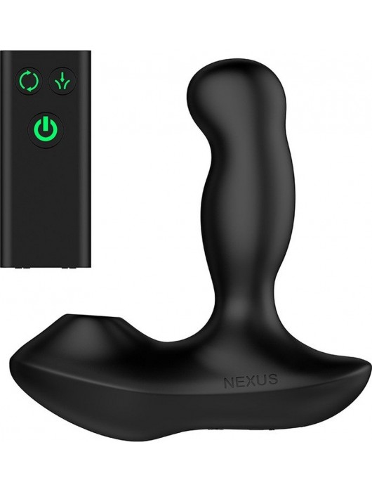 Черный вибратор-ротатор для стимуляции простаты Nexus Revo Air - Nexus Range - в Тамбове купить с доставкой