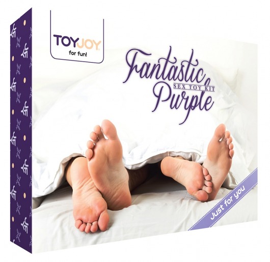 Эротический набор FANTASTIC PURPLE SEX TOY KIT - Toy Joy - купить с доставкой в Тамбове