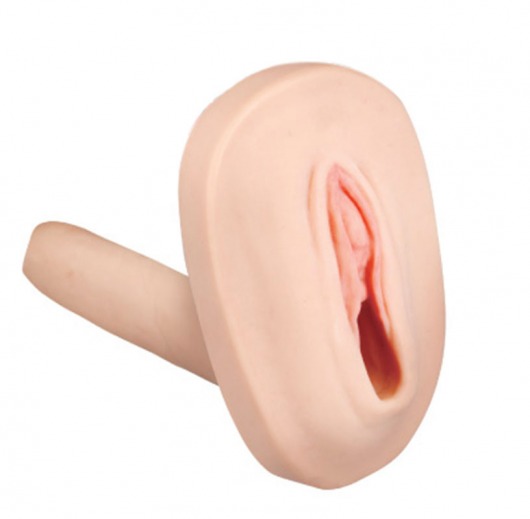 Мастурбатор-вагина с вибрацией и выносным пультом управления REALSTUFF SMOOTH   BALD - Dream Toys - в Тамбове купить с доставкой