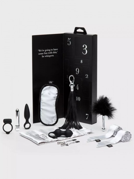 Эротический набор Pleasure Overload 10 Days of Play Gift Set - Fifty Shades of Grey - купить с доставкой в Тамбове