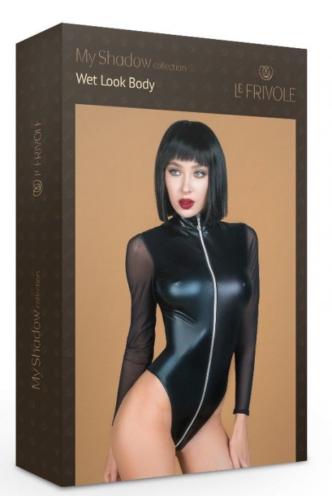 Стильное боди с функциональной молнией - Le Frivole купить с доставкой