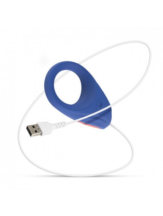 Синее эрекционное кольцо RRRING First Date Cock Ring - FeelzToys - в Тамбове купить с доставкой