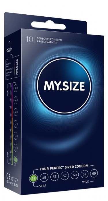Презервативы MY.SIZE размер 47 - 10 шт. - My.Size - купить с доставкой в Тамбове
