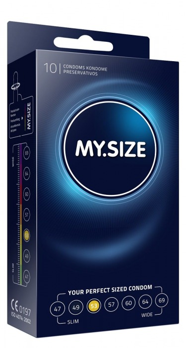 Презервативы MY.SIZE размер 53 - 10 шт. - My.Size - купить с доставкой в Тамбове