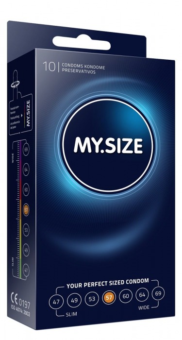 Презервативы MY.SIZE размер 57 - 10 шт. - My.Size - купить с доставкой в Тамбове