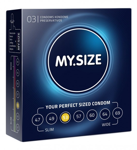 Презервативы MY.SIZE размер 53 - 3 шт. - My.Size - купить с доставкой в Тамбове