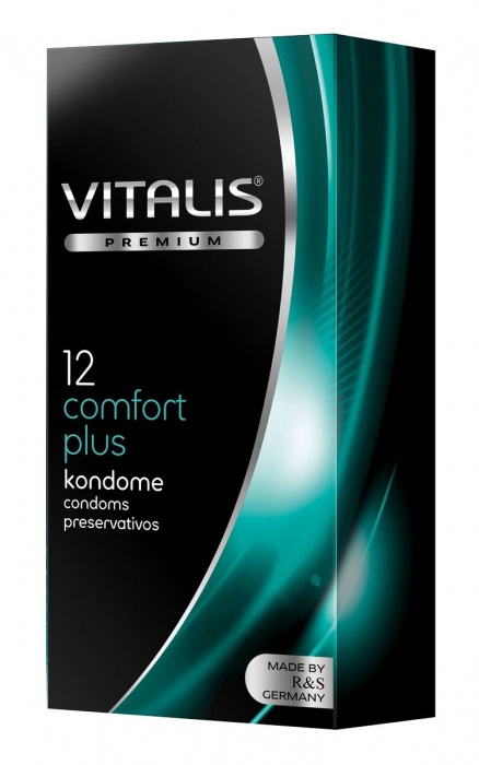 Контурные презервативы VITALIS PREMIUM comfort plus - 12 шт. - Vitalis - купить с доставкой в Тамбове