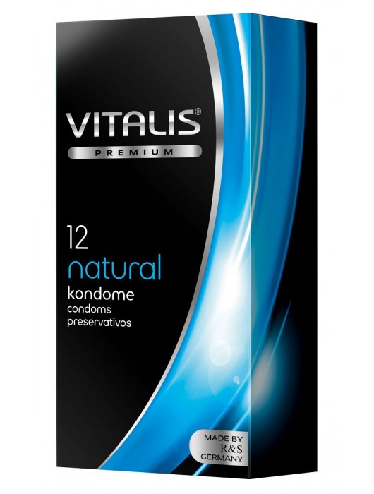 Классические презервативы VITALIS PREMIUM natural - 12 шт. - Vitalis - купить с доставкой в Тамбове