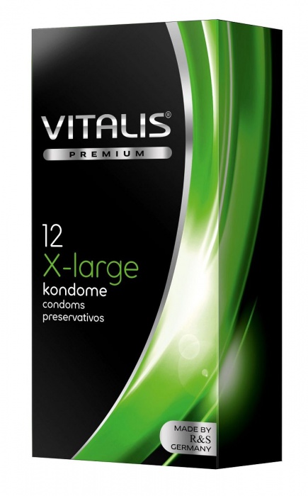 Презервативы увеличенного размера VITALIS PREMIUM x-large - 12 шт. - Vitalis - купить с доставкой в Тамбове