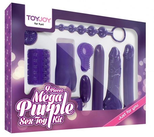 Эротический набор Toy Joy Mega Purple - Toy Joy - купить с доставкой в Тамбове