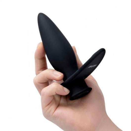 Черный анальный виброплаг для простаты Impaler - 14 см. - BlueLine - в Тамбове купить с доставкой