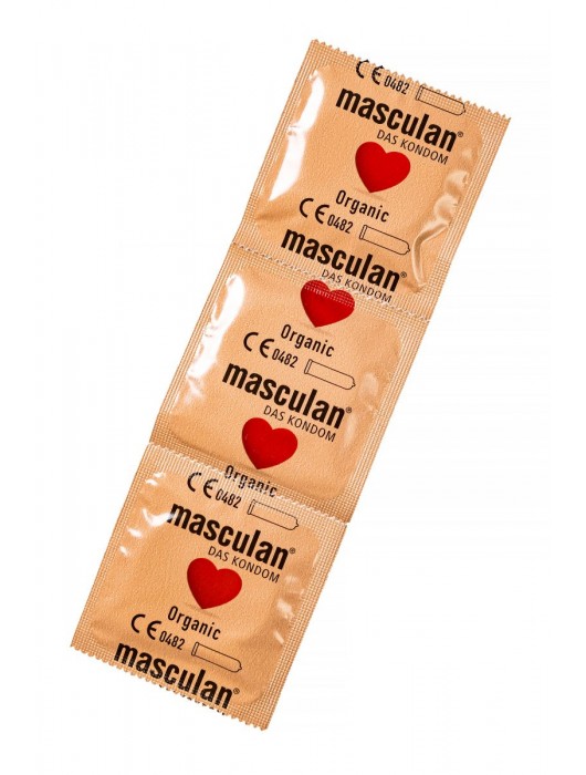 Экологически чистые презервативы Masculan Organic - 3 шт. - Masculan - купить с доставкой в Тамбове
