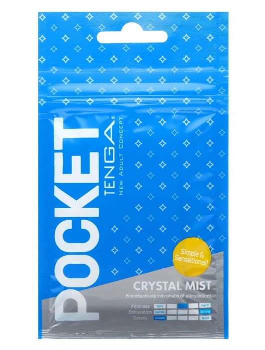 Карманный мастурбатор Crystal Mist - Tenga - в Тамбове купить с доставкой