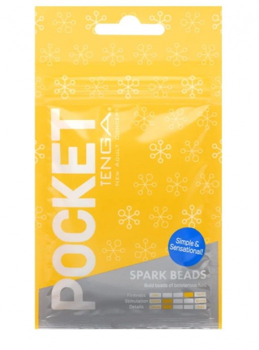 Карманный мастурбатор Spark Beads - Tenga - в Тамбове купить с доставкой
