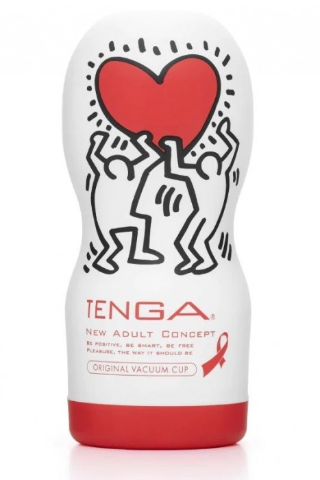 Мастурбатор Keith Haring Cup Deep Throat - Tenga - в Тамбове купить с доставкой