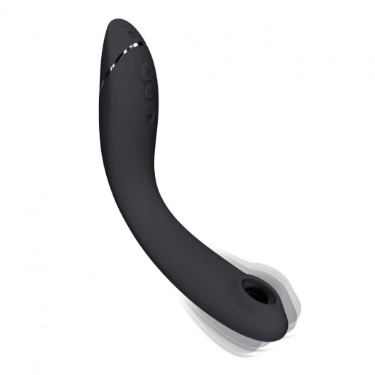 Темно-серый стимулятор G-точки Womanizer OG c технологией Pleasure Air и вибрацией - 17,7 см. - Womanizer купить в Тамбове с доставкой в Orgasmix.ru Темно-серый стимулятор G-точки Womanizer OG c технологией Pleasure Air и вибрацией - 17,7 см. - Womanizer