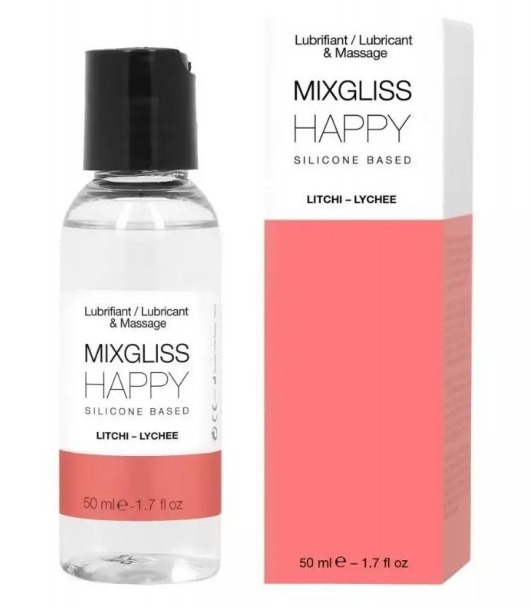 Смазка на силиконовой основе Mixgliss Happy - 50 мл. - Mixgliss - купить с доставкой в Тамбове