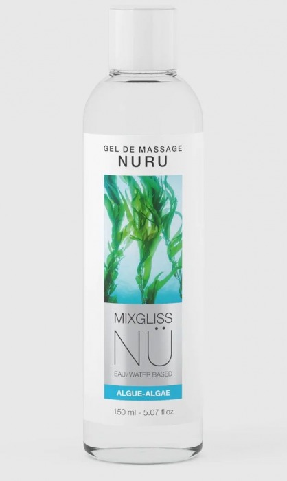 Массажный гель на водной основе Mixgliss NU Algae - 150 мл. - Strap-on-me - купить с доставкой в Тамбове