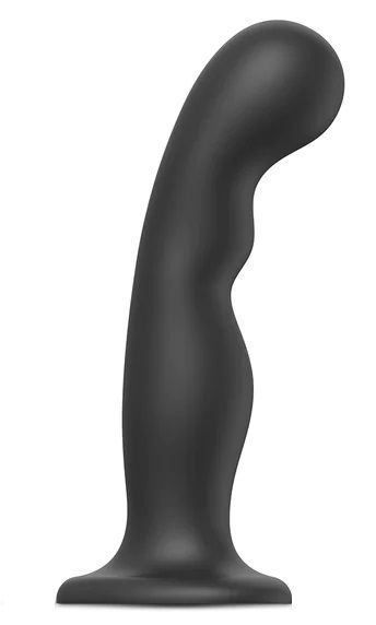Черная насадка Strap-On-Me Dildo Plug P G size XXL - Strap-on-me - купить с доставкой в Тамбове