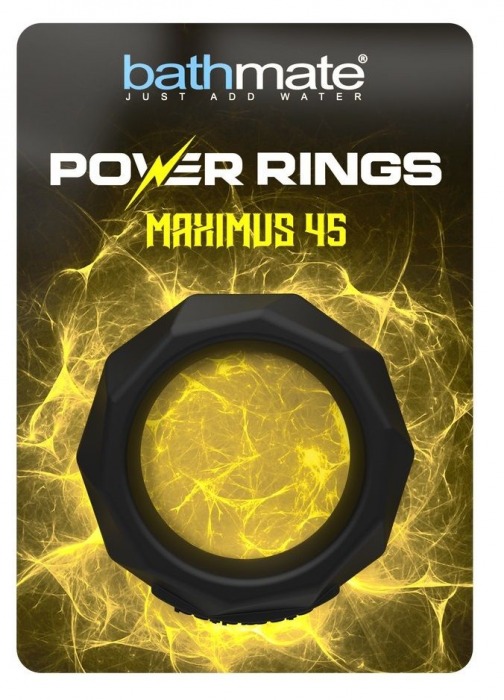 Черное эрекционное кольцо Maximus 45 - Bathmate - в Тамбове купить с доставкой