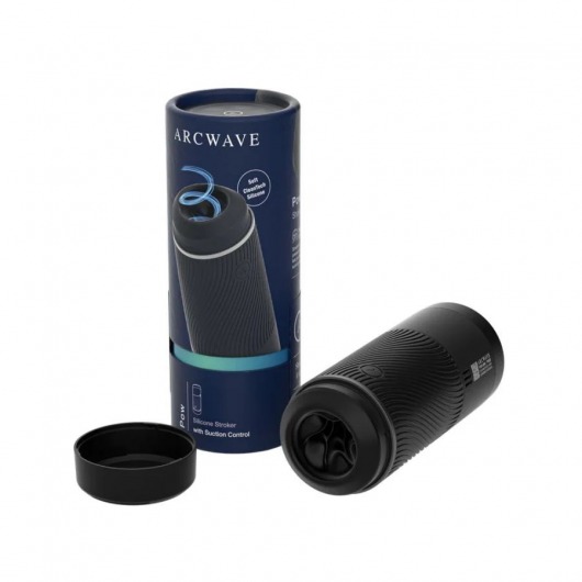 Черный мастурбатор с контролем всасывания Arcwave Pow Stroker - Arcwave - в Тамбове купить с доставкой