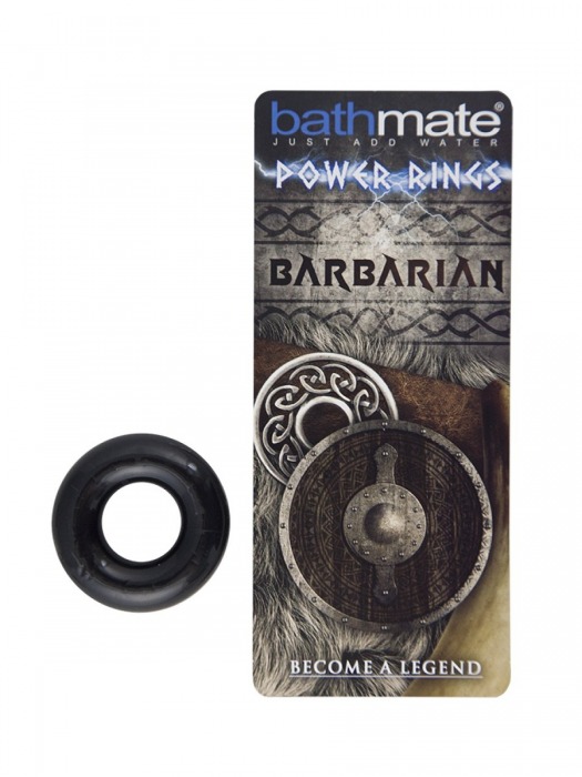 Чёрное эрекционное кольцо Barbarian - Bathmate - в Тамбове купить с доставкой