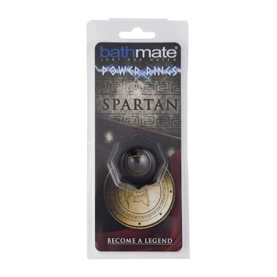 Чёрное эрекционное кольцо Spartan - Bathmate - в Тамбове купить с доставкой