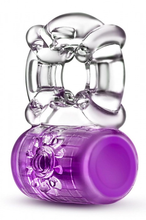 Фиолетовое эрекционное виброкольцо Pleaser Rechargeable C-Ring - Blush Novelties - в Тамбове купить с доставкой
