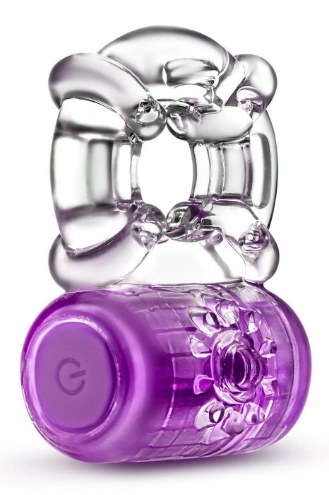 Фиолетовое эрекционное виброкольцо One Night Stand Vibrating C-Ring - Blush Novelties - в Тамбове купить с доставкой