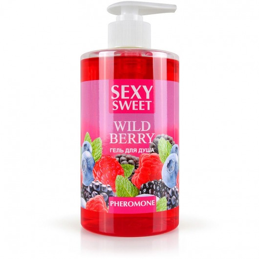 Гель для душа Sexy Sweet Wild Berry с ароматом лесных ягод и феромонами - 430 мл. -  - Магазин феромонов в Тамбове
