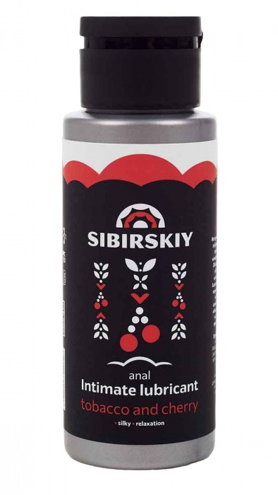 Анальный лубрикант на водной основе SIBIRSKIY с ароматом вишни и табака - 100 мл. - Sibirskiy - купить с доставкой в Тамбове